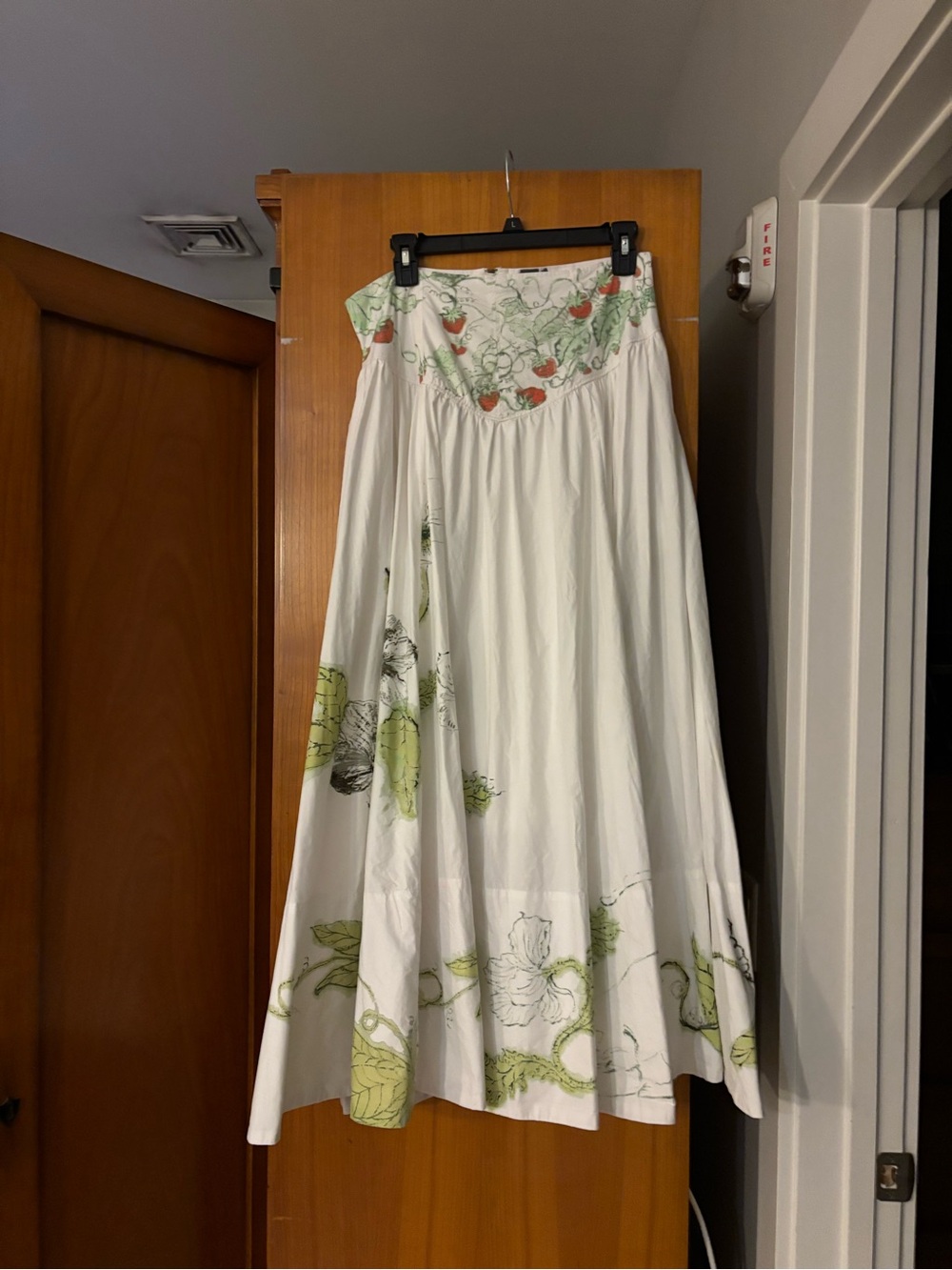 Swan Gossip X for Anthropologie Basque-Waist Maxi Skirt - 14 - Picture 7 of 15
